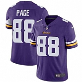 Nike Minnesota Vikings #88 Alan Page Purple Team Color NFL Vapor Untouchable Limited Jersey,baseball caps,new era cap wholesale,wholesale hats